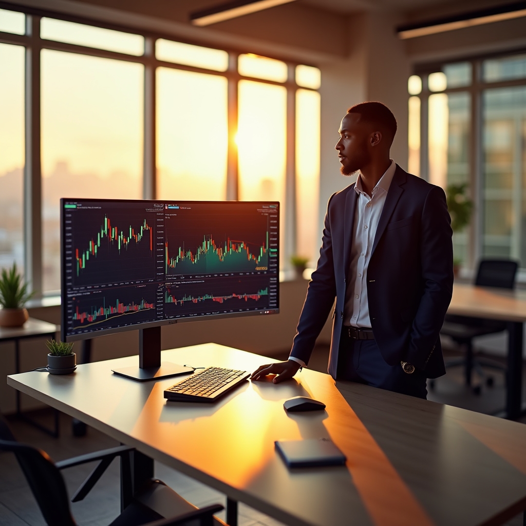 Crestmont digital asset trading platform interface with real-time market data